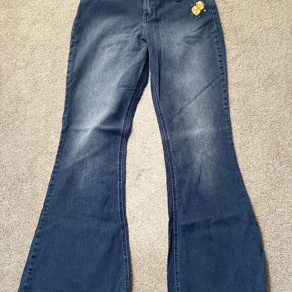 Her Universe Dark Blue Flare Jeans